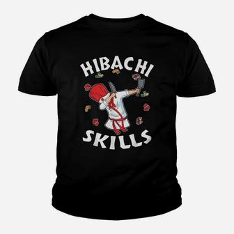 Hibachi Connoisseur Gifts Hibachi Chef Costume Hibachi Grill Youth T-shirt | Crazezy