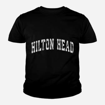 Hilton Head Island South Carolina Vintage Nautical Crossed O Youth T-shirt | Crazezy