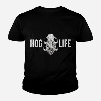 Hog Life Hog Hunter Javelina Hunting - Wild Boar Pigs Youth T-shirt | Crazezy