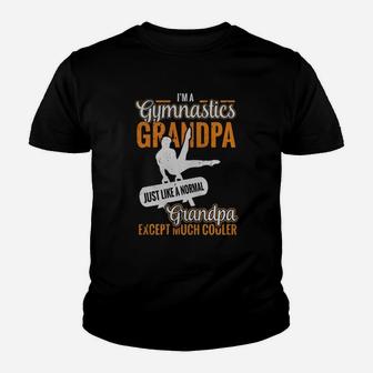 I'm A Gymnastics Grandpa Normal Grandma Much Cooler T-shirt Youth T-shirt | Crazezy
