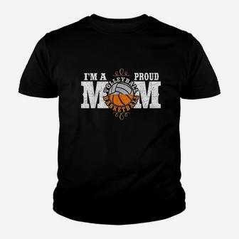 Im A Proud Basketball Volleyball Mom Combined Sports Youth T-shirt | Crazezy AU