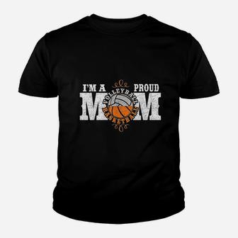 Im A Proud Basketball Volleyball Mom Youth T-shirt | Crazezy
