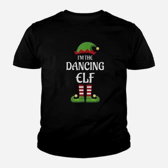 Im The Dancing Elf Matching Family Christmas Gift Dance Youth T-shirt | Crazezy