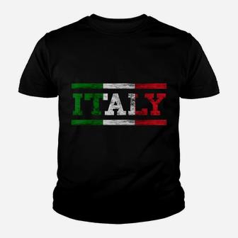 Italy Trip Italian Flag Italia Italiano Pride Italian Roots Youth T-shirt | Crazezy