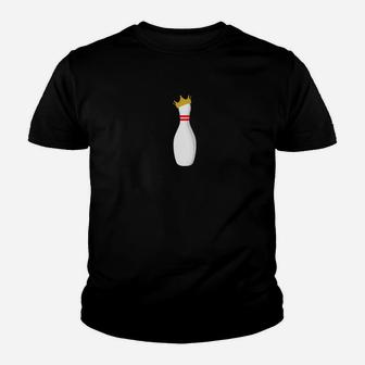 King Bowling Pin Funny Graphic Strikes Turkeys Tee Youth T-shirt | Crazezy UK