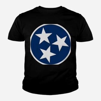 Knoxville Sweatshirt Cute Blue & White Tennessee Flag Knox Youth T-shirt | Crazezy AU