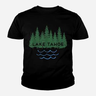 Lake Tahoe California Nevada Outdoor Lake Trees Youth T-shirt | Crazezy AU