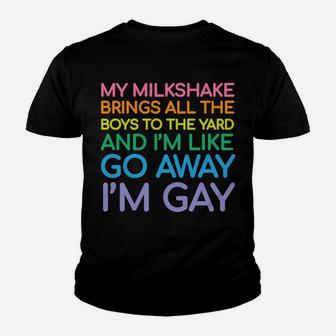 Lesbian Flag Gay Pride Rainbow Lgbt Funny Quote Sweatshirt Youth T-shirt | Crazezy