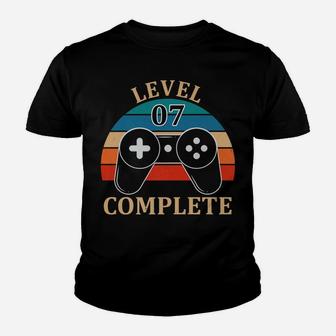 Level 7 Complete 7Th Wedding Anniversary Vintage Youth T-shirt | Crazezy DE