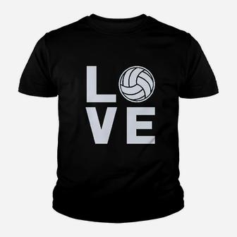 Love Volleyball Gift For Volleyball Fans Youth T-shirt | Crazezy