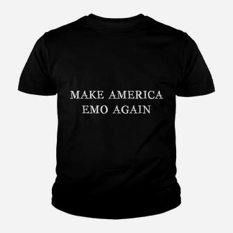 Make America Emo Again Goth Gift Christmas Youth T-shirt | Crazezy CA