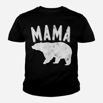 Mama Bear Cute Camping Mom Life Gift Youth T-shirt | Crazezy