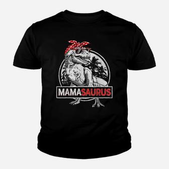 Mamasaurus T Rex Dinosaur Funny Mama Saurus Family Matching Youth T-shirt | Crazezy AU
