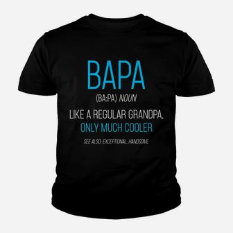 Mens Bapa Gift Like A Regular Grandpa Definition Cooler Youth T-shirt | Crazezy UK