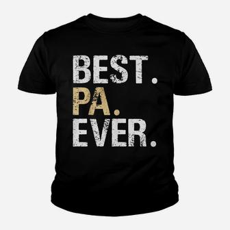 Mens Best Pa Graphic Pa Gift From Granddaughter Grandson Youth T-shirt | Crazezy CA