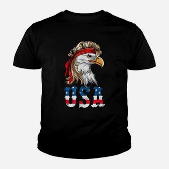 Mens Funny 4Th Of July American Flag Usa Patriotic Eagle Pride Youth T-shirt | Crazezy AU