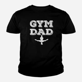 Mens Gymnastic Dad Gym Father Fathers Day Gift Premium Youth T-shirt | Crazezy