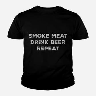 Mens Meat Smoking Shirt, Bbq Grilling, Bbq Smoker Shirt, Youth T-shirt | Crazezy AU