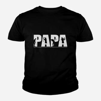 Mens Papa Golf - Dad Golf Gift Tshirt For Father Day, Birthday Youth T-shirt | Crazezy