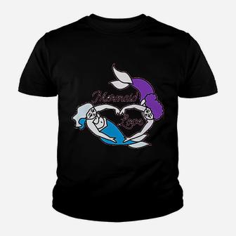 Mermaid Love Mermaids Water Ocean Sea Cute Swimming Youth T-shirt | Crazezy CA