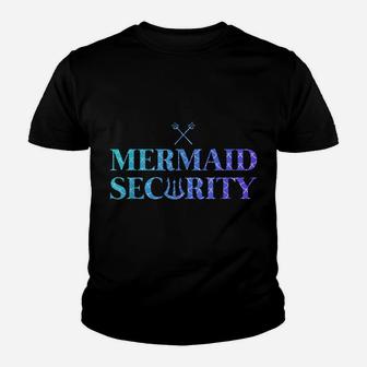 Merman Mermaid Security Youth T-shirt | Crazezy AU