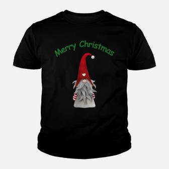 Merry Christmas Gnome Original Vintage Graphic Design Saying Sweatshirt Youth T-shirt | Crazezy AU