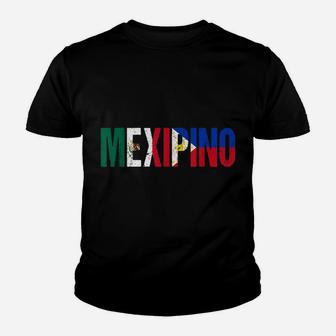 Mexipino Mexico Philippines Flag Ancestery Filipino Mexican Youth T-shirt | Crazezy CA