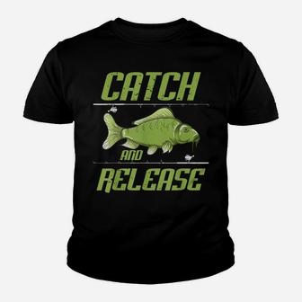 Mirror Carp Catch And Release Carp Hunting Youth T-shirt | Crazezy UK