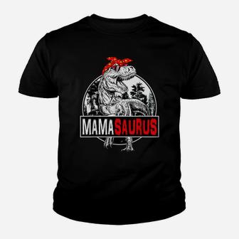 Mothers Day Mamasaurus T Rex Dinosaur Funny Mama Saurus Youth T-shirt | Crazezy CA