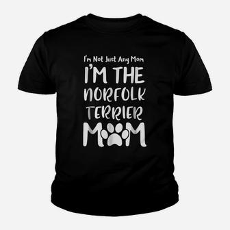Mother's Day The Norfolk Terrier Mom Shirt Dog Mommy Gift Youth T-shirt | Crazezy