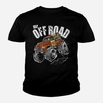 Mr Off Road Farm Truck Monster Truck Apparel Youth T-shirt | Crazezy