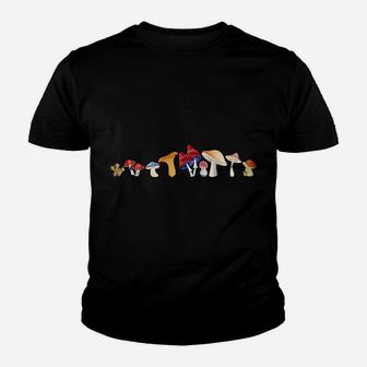 Mushroom Hunter Hunting Collection Picking Picker Growers Youth T-shirt | Crazezy