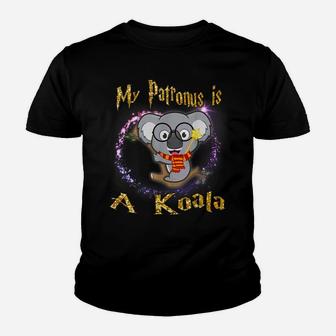 My Patronus Is A Koala Tshirt Magic Gifts Youth T-shirt | Crazezy DE