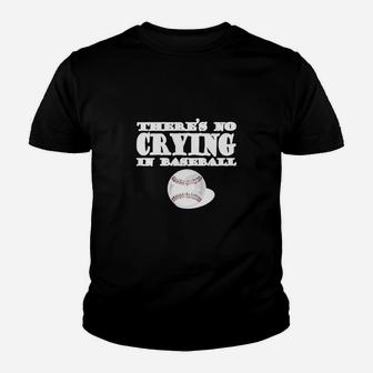 No Crying In Baseball T Shirt League Of Their Own Tee Youth T-shirt | Crazezy DE