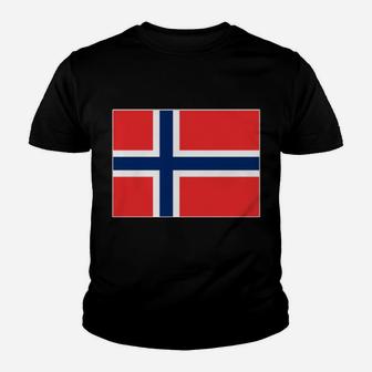 Norway Flag Cool Pocket Norwegian Norge Flags Gift Men Women Sweatshirt Youth T-shirt | Crazezy