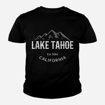 Original Lake Tahoe California Sierra Nevada Graphic Design Youth T-shirt | Crazezy CA