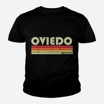 Oviedo Fl Florida Funny City Home Roots Gift Retro 70S 80S Youth T-shirt | Crazezy