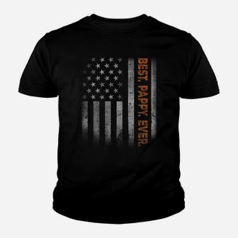 Pappy American Flag Father's Day Gift From Daughter Son Wife Youth T-shirt | Crazezy