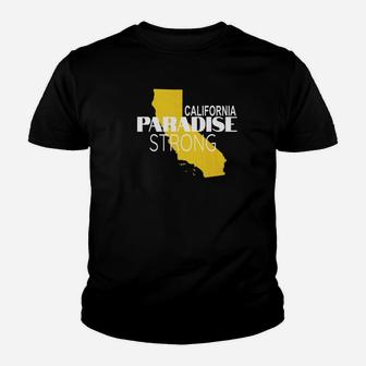 Paradise Strong Northern Caifornia Strong Camp Fire Youth T-shirt | Crazezy