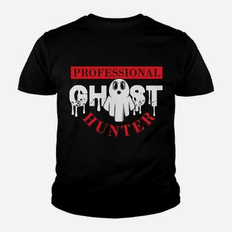Professional Ghost Hunter Ghost Youth T-shirt | Crazezy