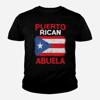 Puerto Rico Hoodie Sweatshirt Abuela Grandma Flag Mothers Youth T-shirt | Crazezy