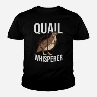 Quail Hunting Bird Hunter Season Youth T-shirt | Crazezy