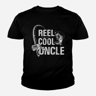 Reel Cool Uncle Father Day Fishing Rod Youth T-shirt | Crazezy AU