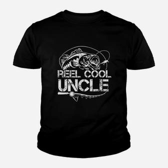 Reel Cool Uncle Fishing Daddy Fathers Day Dad Gifts For Men Youth T-shirt | Crazezy AU