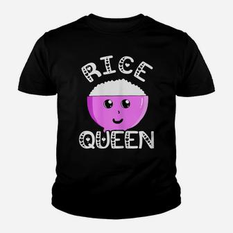 Rice Queen Asian Food Lover Japanese Food Kawaii Foodie Youth T-shirt | Crazezy