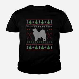 Samoyed Ugly Sweater Christmas Shirt Funny Dog Lover Youth T-shirt | Crazezy