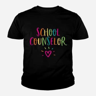 School Guidance Counselor Appreciation Back To School Gift Youth T-shirt | Crazezy CA