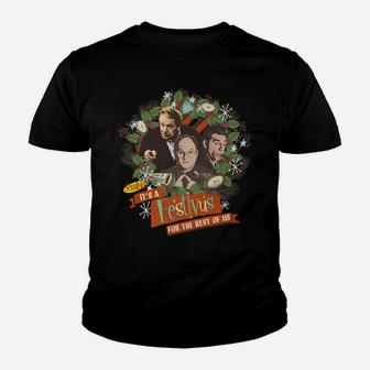 Seinfeld Festivus It's A Festivus For The Rest OF Us Wreath Youth T-shirt | Crazezy