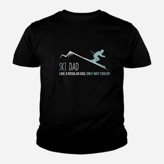 Ski Dad Shirt, Funny Cute Winter Skiing Gift Youth T-shirt | Crazezy