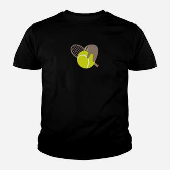 Sloth Tennis Funny Cute Animal Lover Sports Gift Youth T-shirt | Crazezy CA